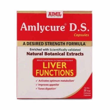 Aimil Amlycure D.S. Capsules 20's
