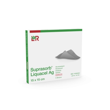 Lohmann & Rauscher Suprasorb Liquacel Ag Sterile 15CM*15CM 5's
