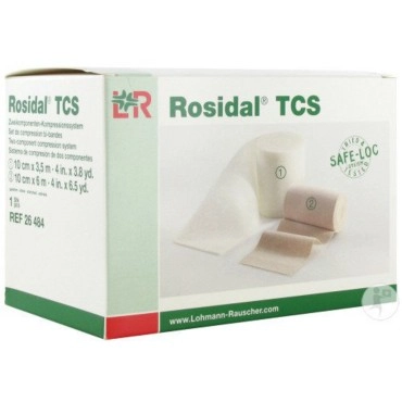Lohmann & Rauscher Rosidal Two-component compression system 10CM*3.5M 10's