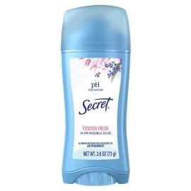 Secret Invisible Solid Antiperspirant and Deodorant, Powder Fresh 73g