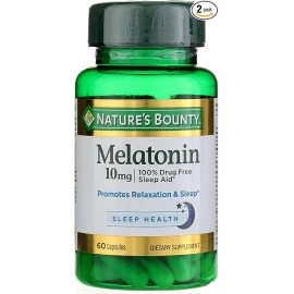 Nature's Bounty Melatonin 10mg Capsules 60's
