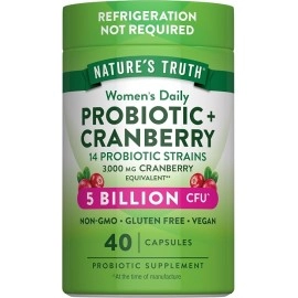 Nature's Truth Women's Probiotic + Cranberry Vegan capsules 40s