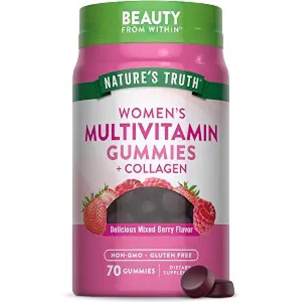 Nature’s Truth Women’s Multivitamin + Collagen Gummies 70s