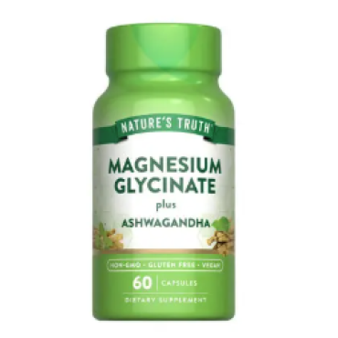 Nature's Truth Magnesium Glycinate+ Ashwagandha Vegan caps 60s