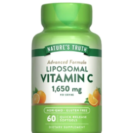 Nature's Truth Liposomal Vitamin C 1650mg QR Softgels 60s