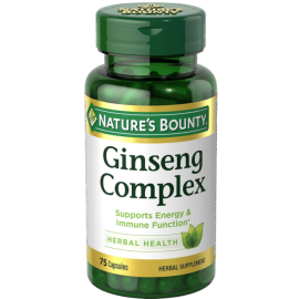 Nature's Bounty Ginseng Complex Capsules 75's