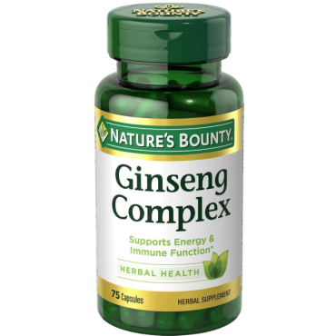 Nature's Bounty Ginseng Complex Capsules 75's