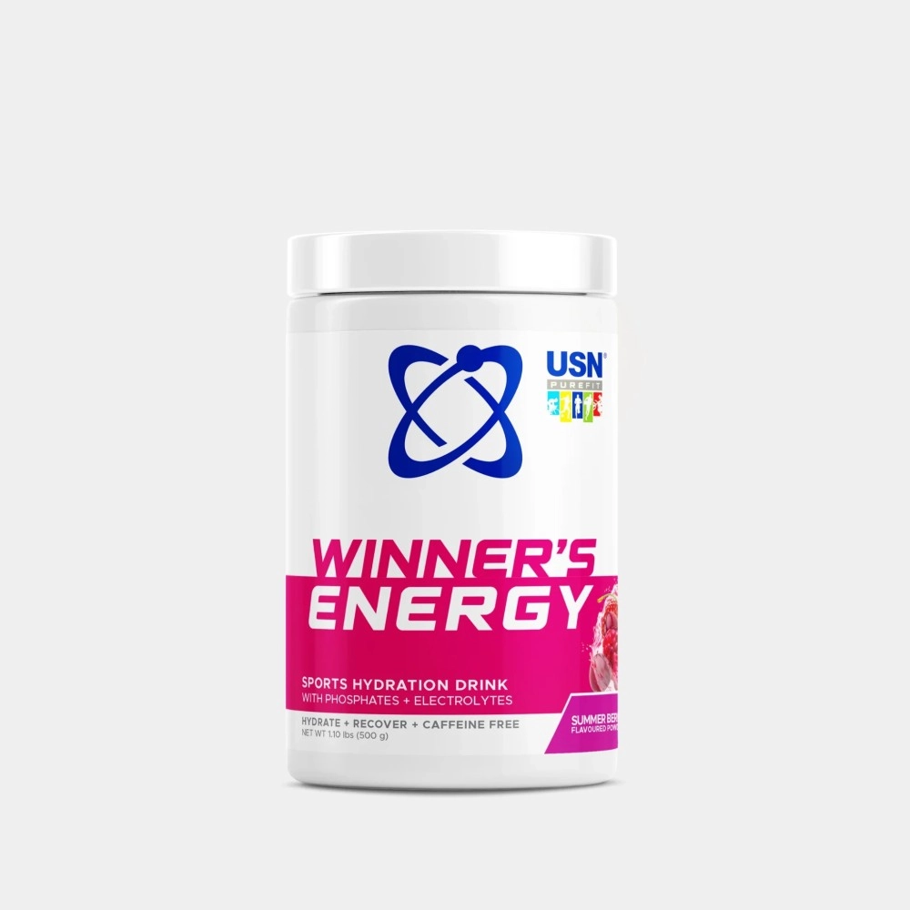 USN Winners Energy Sports Hydration Drink Summer Berry Cooler 500g