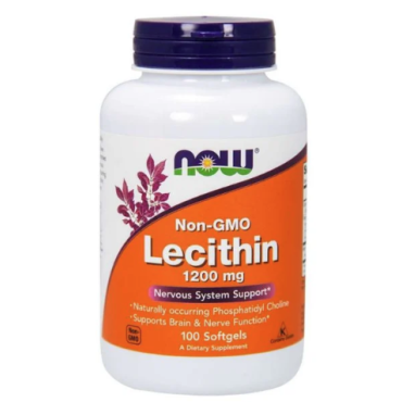 NOW lecithin 1200mg capsules 100`s