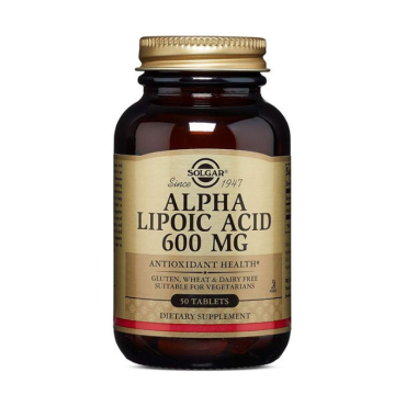 Solgar Alpha Lipoic Acid 600mg Tablets 50’s