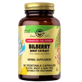 Solgar Bilberry Extract 60mg Vcaps 60's