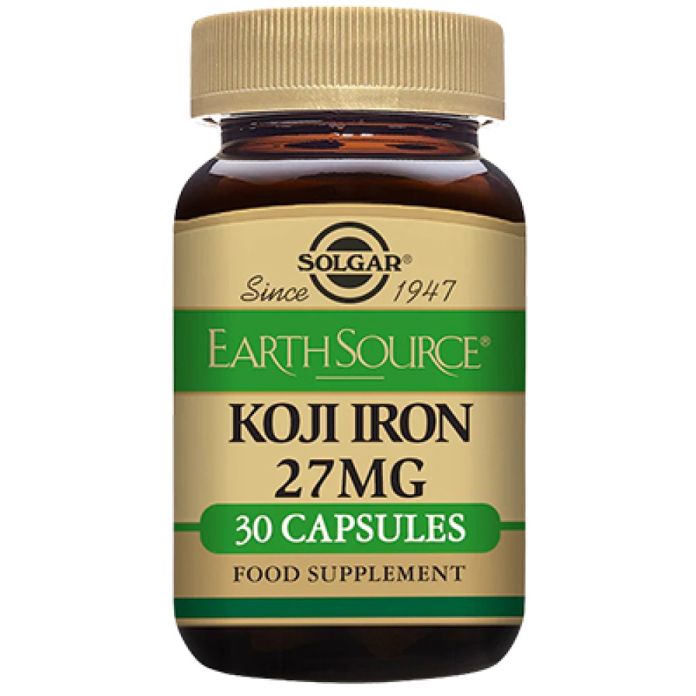 Solgar Koji Fermented Iron 27mg Vcaps 30's