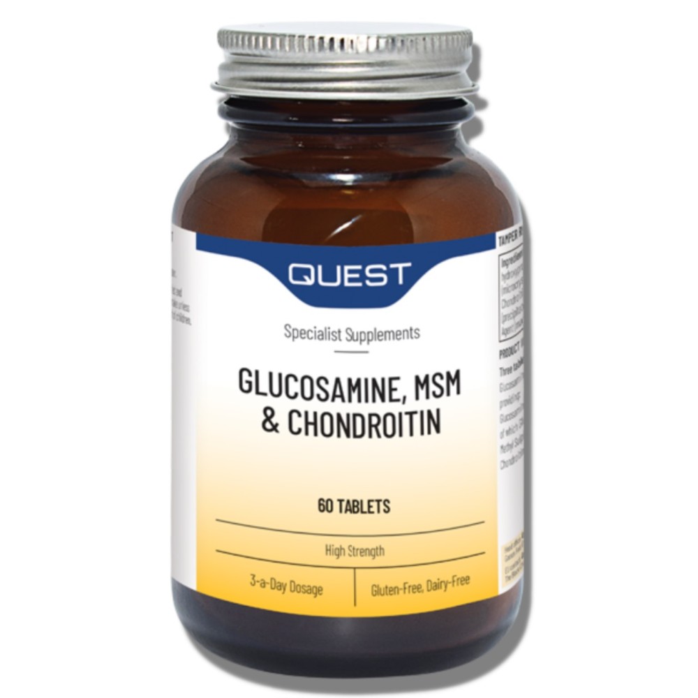 Quest Glucosamine MSM & Chondroitin Tabs 90's