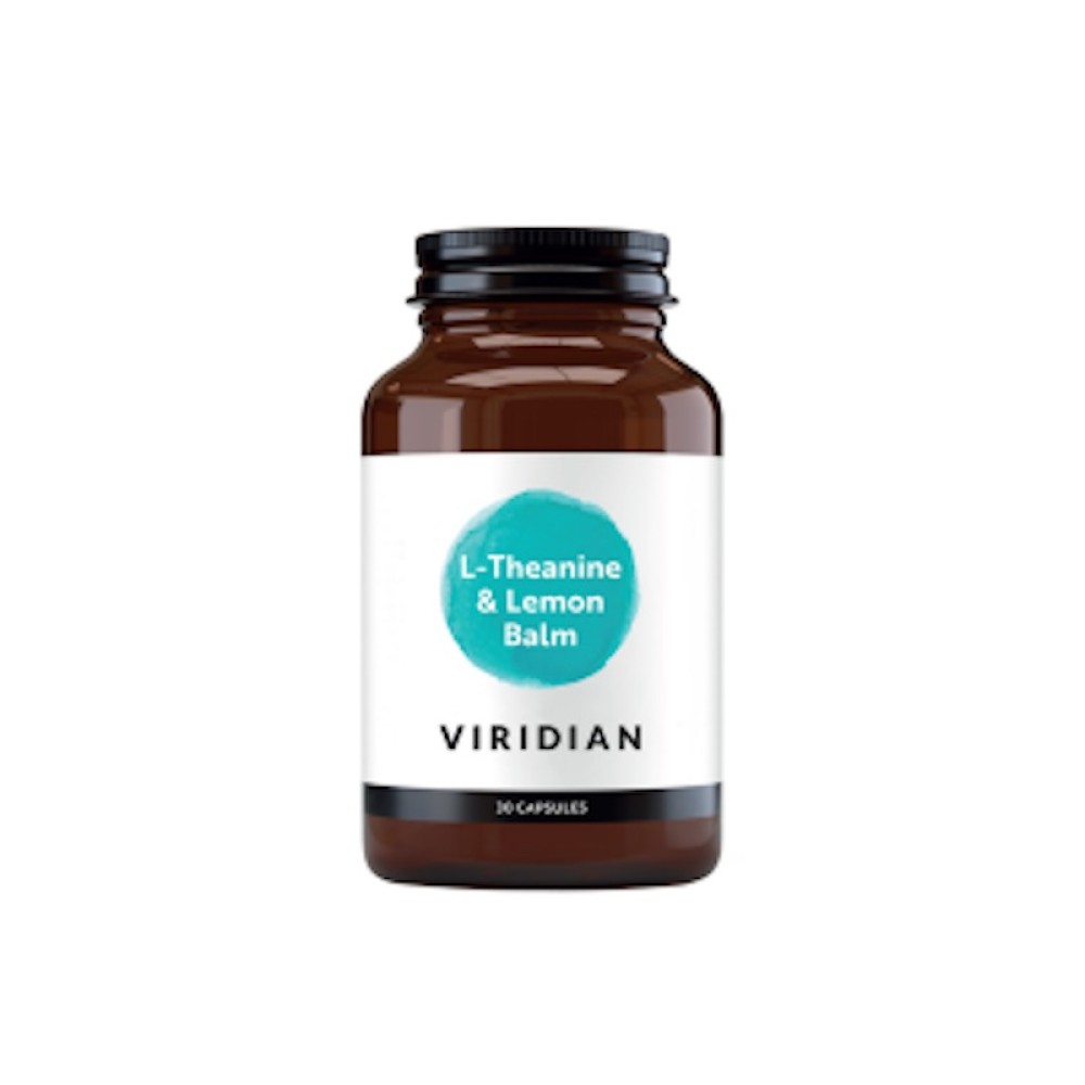 Viridian L-Theanine & Lemon Balm 300mg Vcaps 30's