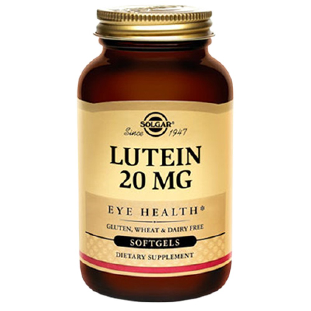 Solgar Lutein 20mg Softgels 60's
