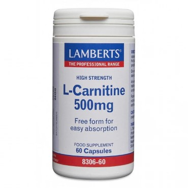 Lamberts L-Carnitine 500Mg 60's