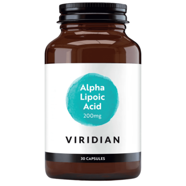 Viridian Alpha Lipoic Acid 200mg Vcaps 30's