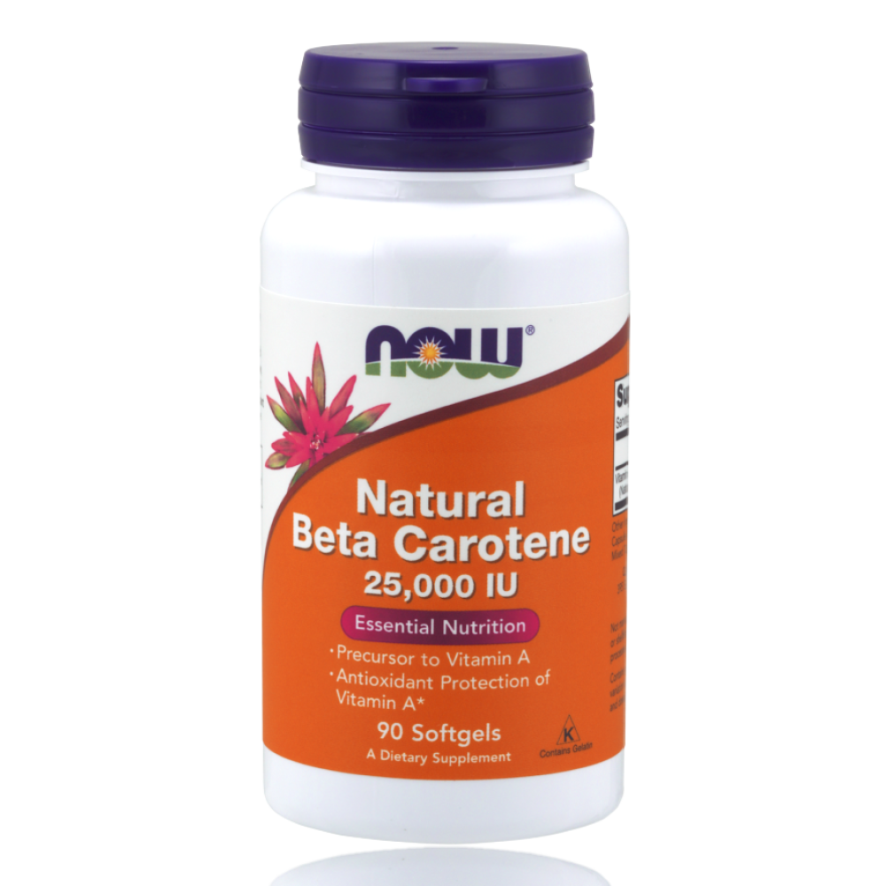 NOW Natural Betacarotene 25000 IU 90's   