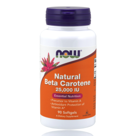 NOW Natural Betacarotene 25000 IU 90's   