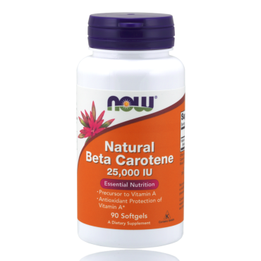 NOW Natural Betacarotene 25000 IU 90's   