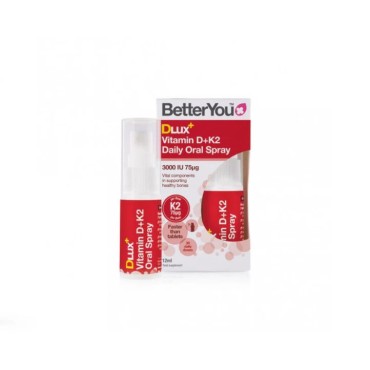 BETTER YOU Dlux Vitamin D3 3000 iu  + Vitamin K2 75ug  Oral Spray