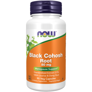 NOW Black Cohosh Root 80 mg VCaps 90's