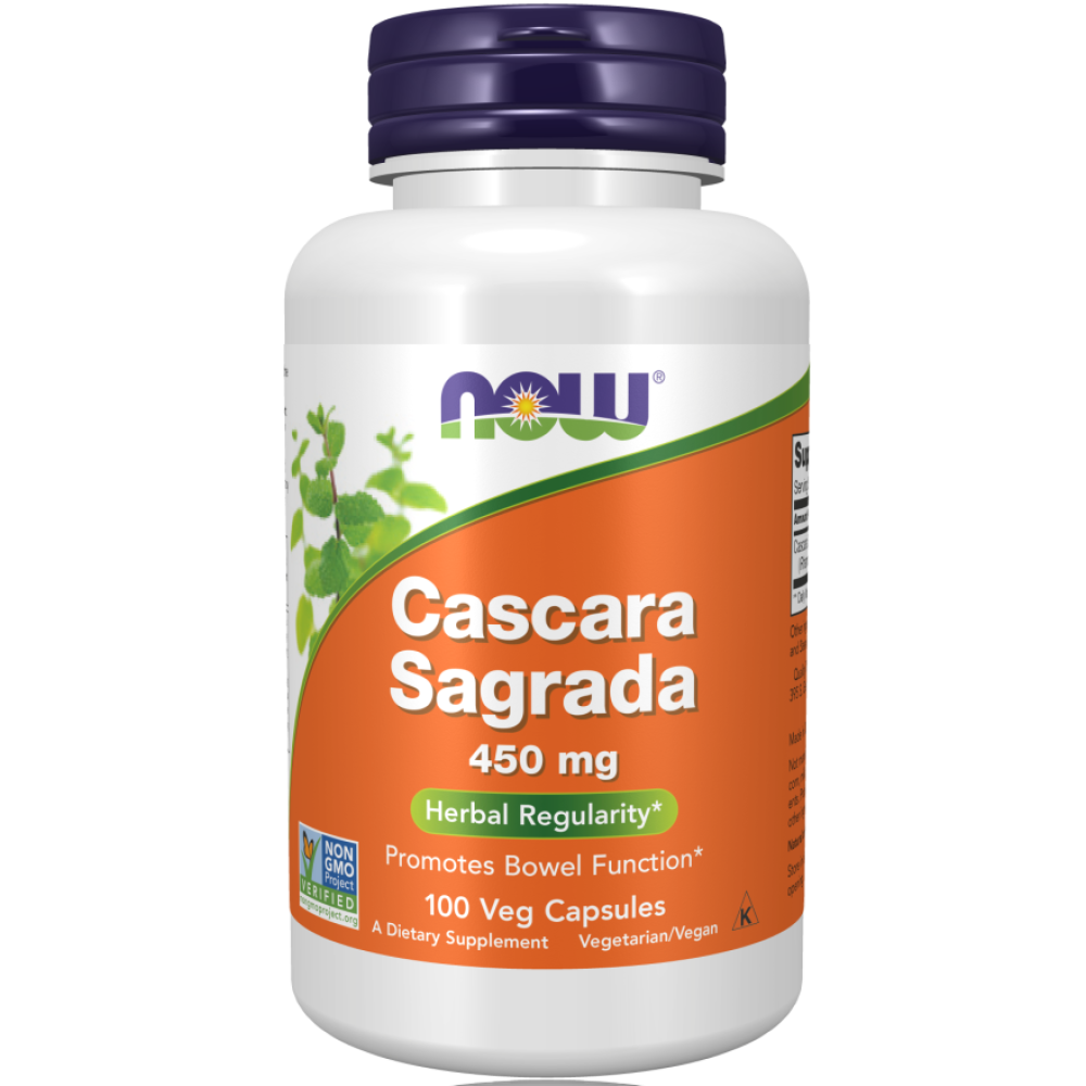 NOW Cascara Sagrada 450mg 100's