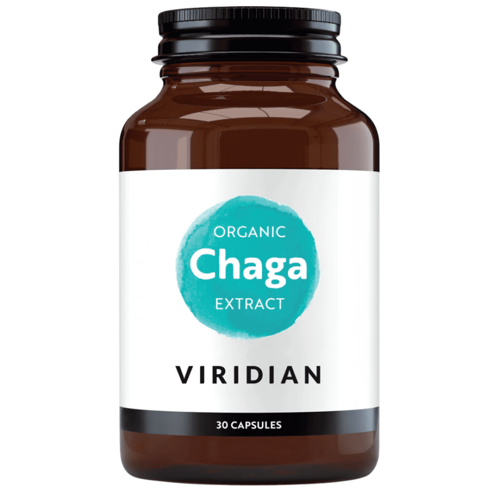 Viridian Chaga Extract 400mg Veg Caps 30's