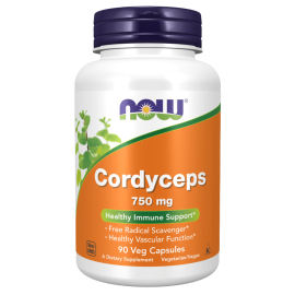 NOW Cordyceps 750mg Caps 90's