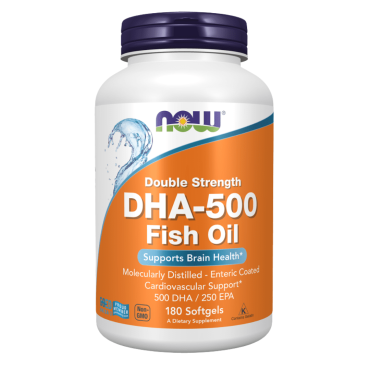 Now DHA 500mg Caps 180's