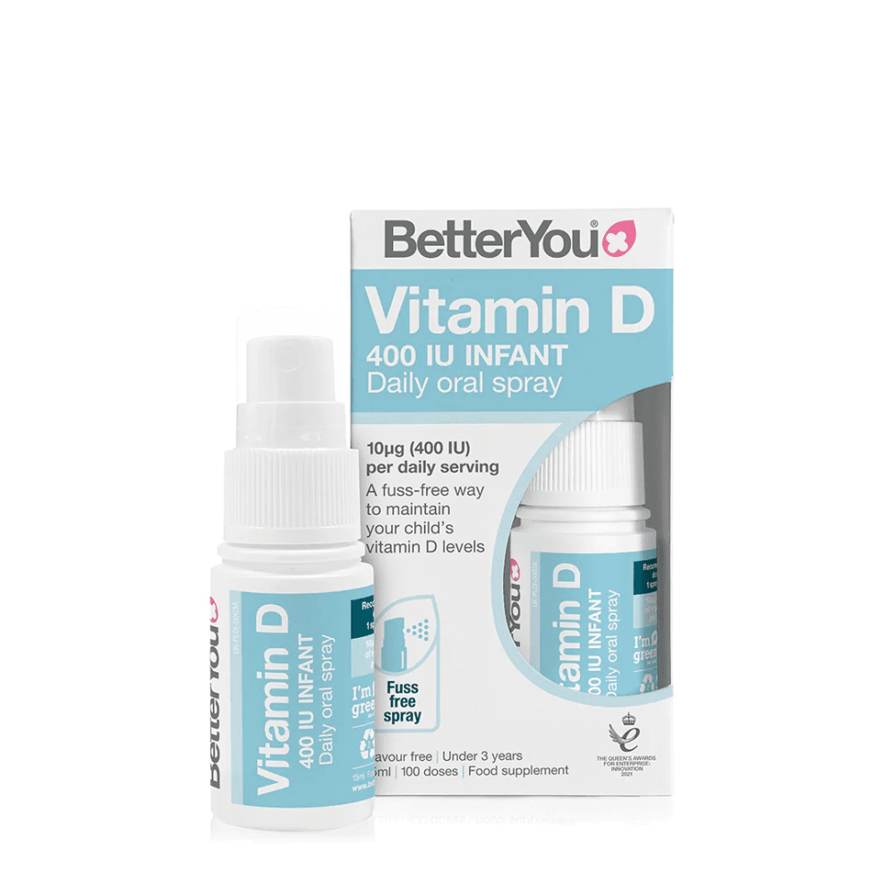 BETTER YOU Dlux Infant Vitamin D3 400iu Spray 15Ml For Under 3 Years 