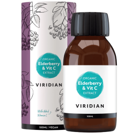 Viridian Organic Elderberry & Vitamin C Extract 100Ml