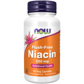 NOW  Flush Free Niacin Vitamin B3 250mg 90's