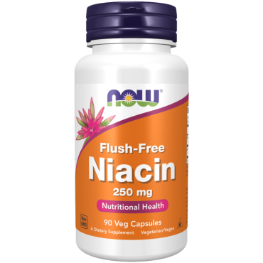 NOW  Flush Free Niacin Vitamin B3 250mg 90's