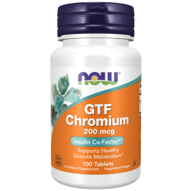 NOW GTF Chromium 200mcg Tabs 100s