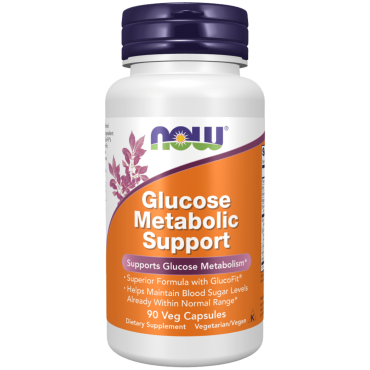 NOW Glucose Metabolic Support Caps 90's