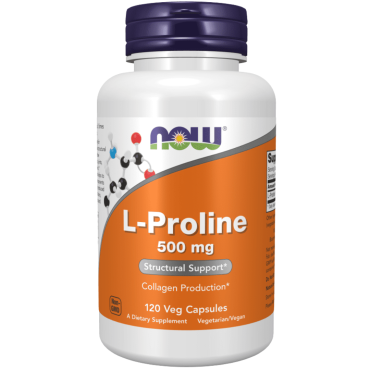 Now L proline 500mg capsules 120`s