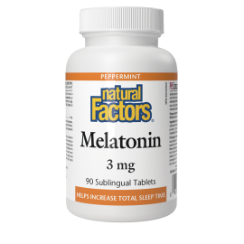 Natural Factors Melatonin 3Mg Sublingual Tablets 90's