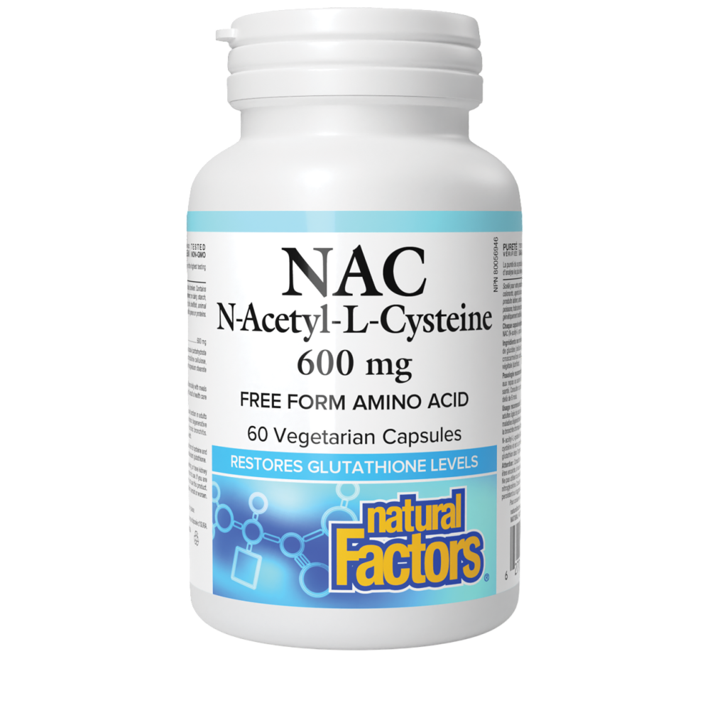 Natural Factors N-Acetyl Cysteine 60Mg Vcap 60's