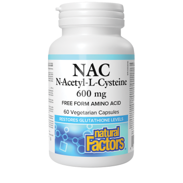Natural Factors N-Acetyl Cysteine 60Mg Vcap 60's
