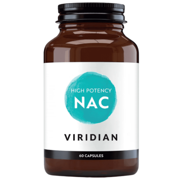 Viridian NAC 600mg High Potency Vcaps 60's
