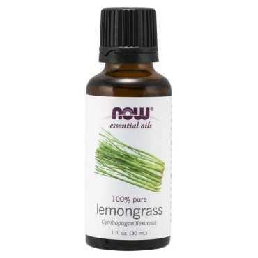 NOW Lemongrass Oil 100% Pure Oil 30ml