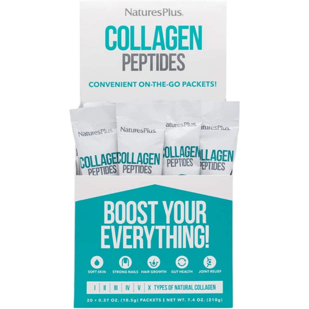 NaturesPlus Collagen Peptides sticks Packs 20 x 10.5gm