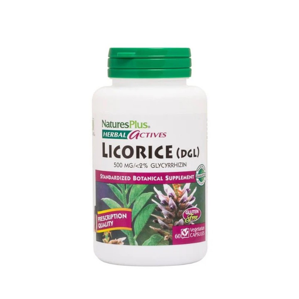 NaturesPlus Licorice DGL 500 mg 60s