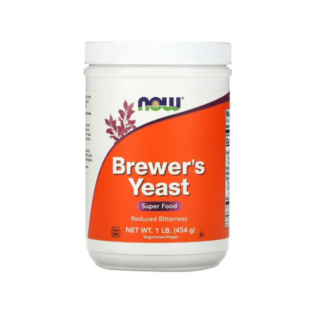 NOW Brewers Yeast Powder 454Gm