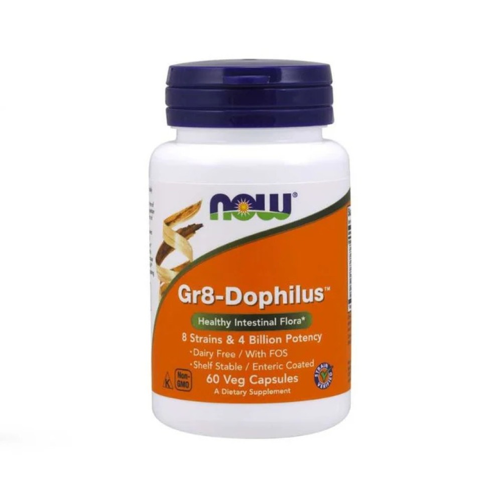 NOW Gr8-Dophilus Veg Capsules 60s