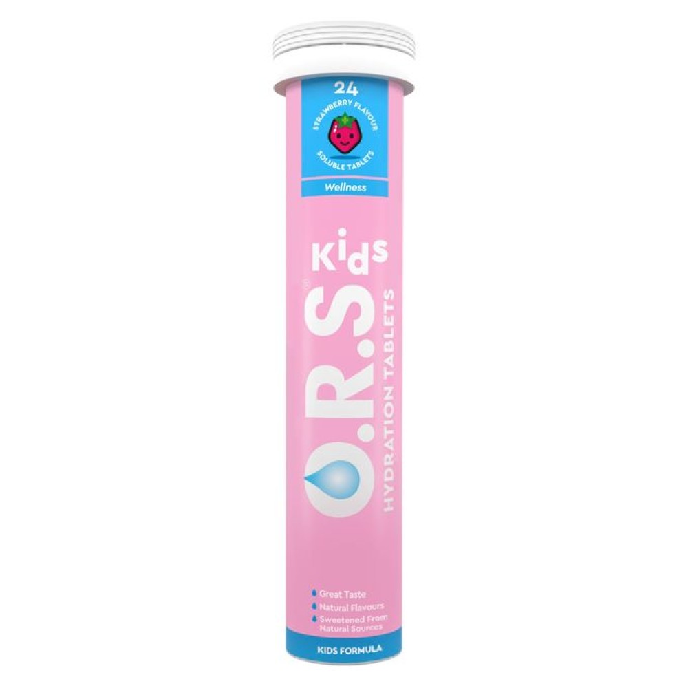 ORS Hydration Tablets Strawberry Kids