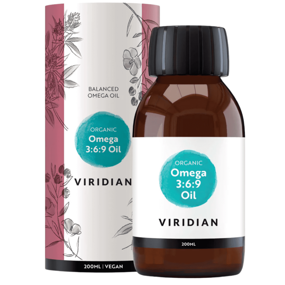Viridian Omega 369 Oil 200Ml Organic Vegan