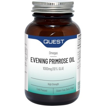 Quest Evening Primrose Oil Caps 1000mg + Vit E 90's