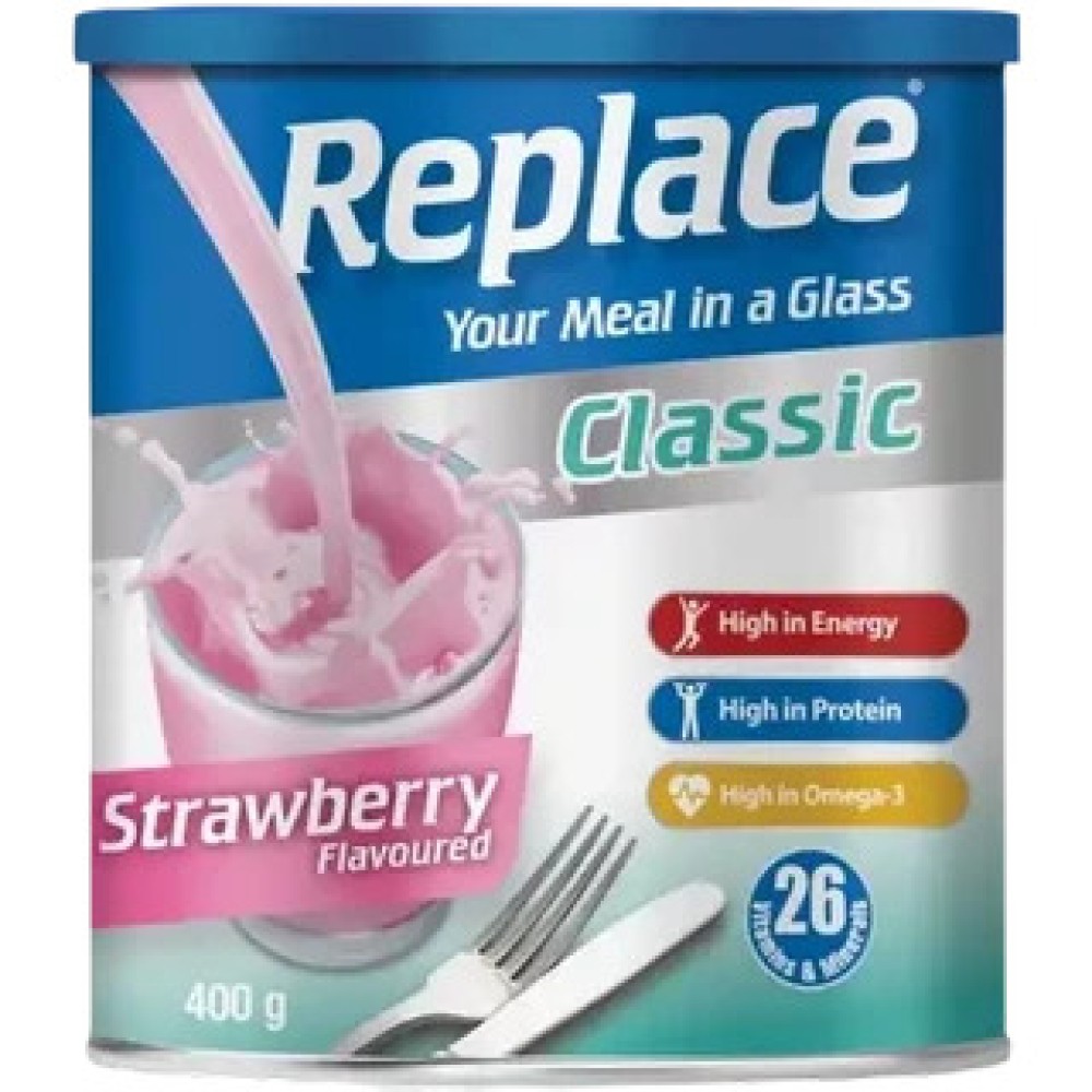 Replace Classic Strawberry 400g